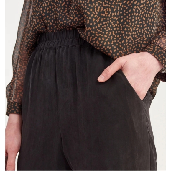 EUC Amour Vert Henri Cupro Jogger Black size S - Picture 5 of 11